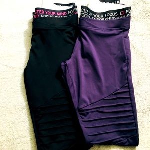 Two pairs of Energie tights 💜🖤
